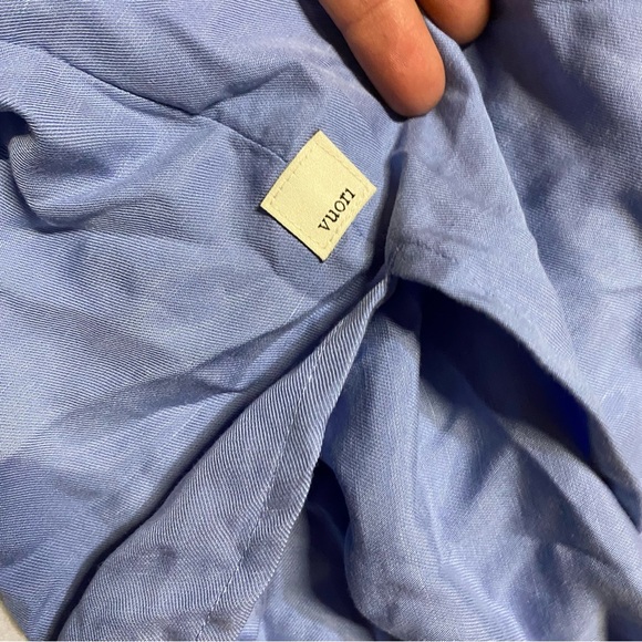 Vuori Trestles Twill Button Up in Bluebell Large - Picture 6 of 8